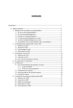 Evaluation des Pratiques Professionnelles