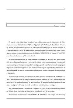 Etude theorique relativiste de la diffusion de particules chargees
