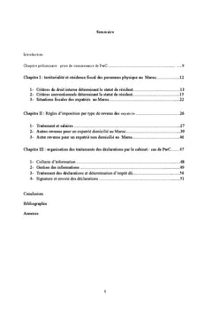 L'impOt sur le revenu des expatries au Maroc