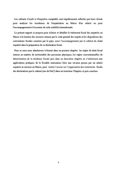 L'impOt sur le revenu des expatries au Maroc