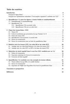 Quantification des representations sur-completes
