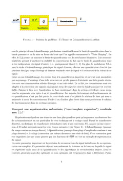 Quantification des representations sur-completes