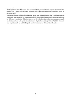Quantification des representations sur-completes