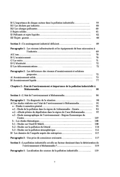 Industrie, pollution industrielle et compétitivité: cas de Mohammadia