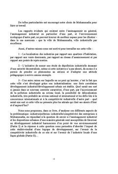 Industrie, pollution industrielle et compétitivité: cas de Mohammadia