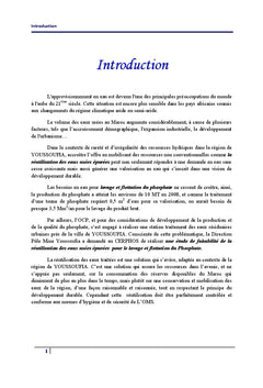 Conception et dimensionnement d'une station d'épuration des eaux usées