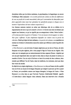 Espace et Discours comme marqueurs paratopiques ches Nina Bouraoui