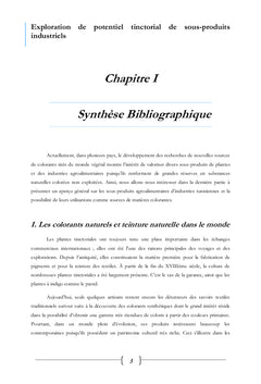 Exploration du potentiel tinctorial de sous-produits industriels