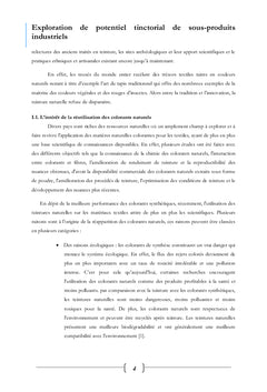 Exploration du potentiel tinctorial de sous-produits industriels