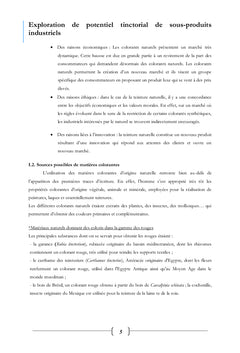 Exploration du potentiel tinctorial de sous-produits industriels