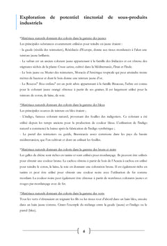 Exploration du potentiel tinctorial de sous-produits industriels
