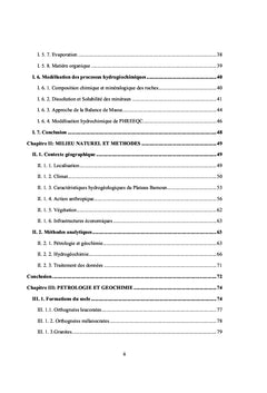 Hydrogeochimie des systemes d'aquiferes du Plateau Bamoun; Cameroun