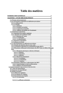 Traitement des eaux usées urbaines par infiltration percolation