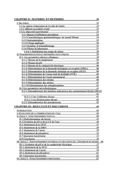 Traitement des eaux usées urbaines par infiltration percolation