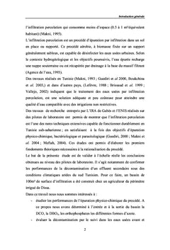 Traitement des eaux usées urbaines par infiltration percolation