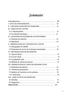 Rehabilitation precoce des operes