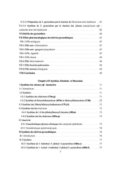 Synthèse de quelques pyrazolines et etude de leur activite biologique