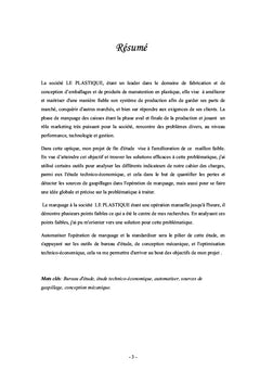 Conception d'une unite de Marquage de caisses plastiques