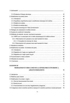 Modélisation d'un aérogénérateur synchrone à aimants permanents