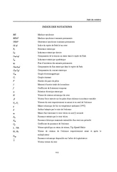 Modélisation d'un aérogénérateur synchrone à aimants permanents