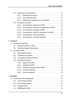 Application web de supervision, configuration du traffic data