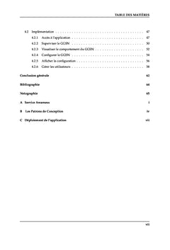 Application web de supervision, configuration du traffic data