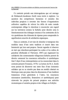 L'economie solidaire en Kabylie