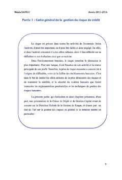 Calibrage des limites d'exposition interne des contreparties bancaires
