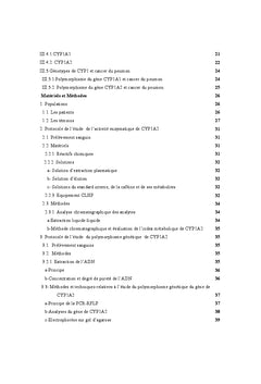 Cancer pulmonaire: etudes metaboliques et pharmacogenetiques de CYP1A2