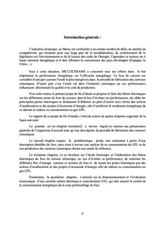 Optimisation du fonctionnement d'un four de cuisson céramique