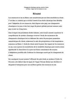 Adaptation des systemes d'AeP aux changements climatiques