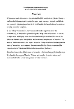 Adaptation des systemes d'AeP aux changements climatiques