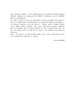 Caractérisation et quantification de l'adhésion