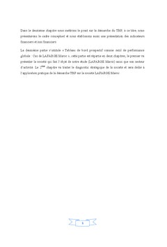 Conception du tableau de bord prospectif:outil de performance globale