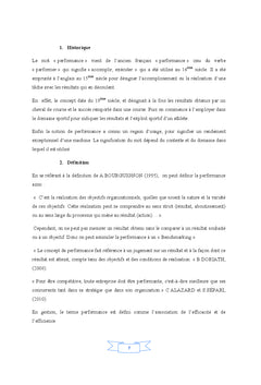Conception du tableau de bord prospectif:outil de performance globale