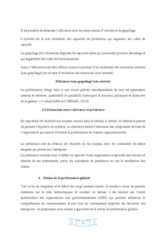 Conception du tableau de bord prospectif:outil de performance globale