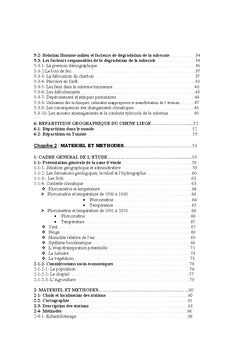 Impacts de l'action anthropique sur la Suberaie de Kroumirie (Tunisie)
