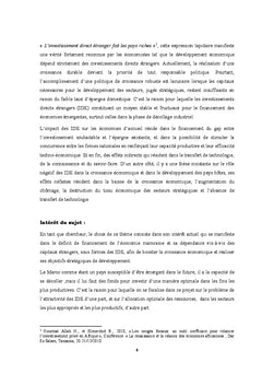 Analyse sectorielle des IDe et de la croissance economique au Maroc