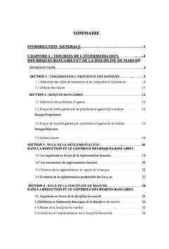 Reforme comptable et discipline de marche