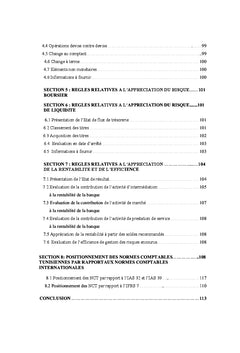 Reforme comptable et discipline de marche