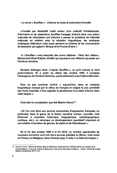 Langues et Litteratures au Maroc