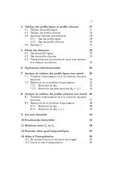 Statistique exploratoire multidimensionnelle: Donnees qualitatives
