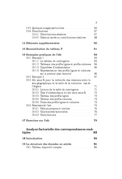 Statistique exploratoire multidimensionnelle: Donnees qualitatives