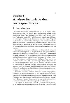 Statistique exploratoire multidimensionnelle: Donnees qualitatives
