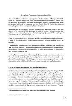 Le mythe de Baudelàire