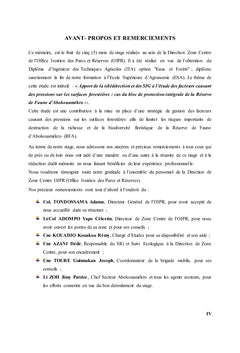 Les Pressions Sur Les forets: Apport De La Teledetection et Des SIG