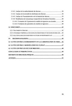 Les Pressions Sur Les forets: Apport De La Teledetection et Des SIG