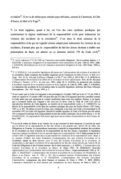 L'indemnisation Des Victimes D'accidents De La Circulation
