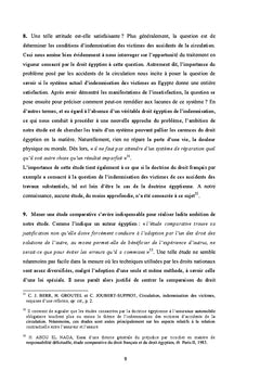 L'indemnisation Des Victimes D'accidents De La Circulation