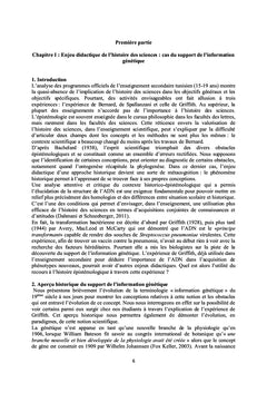 Enseignement des sciences: enjeux didactique et bioethique